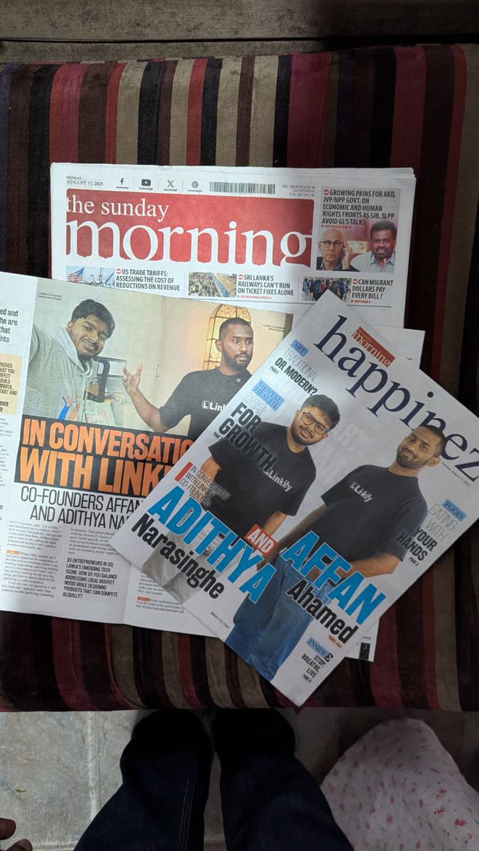 affanahamed7's tweet photo. Alhamdulillah 🙏

~100 days ago @Linkify_  was just an idea.

Today, we’re on the cover of The Morning Happinez. 📰

In this short journey blessed to achieve:
🏆 2 awards
🌍 Expanding to SG, AU, ID, USA &amp; ME
👥 250+ signups
💯 0% paid churn

Grateful for every step forward. 🚀 https://t.co/4zrRBUn2jt