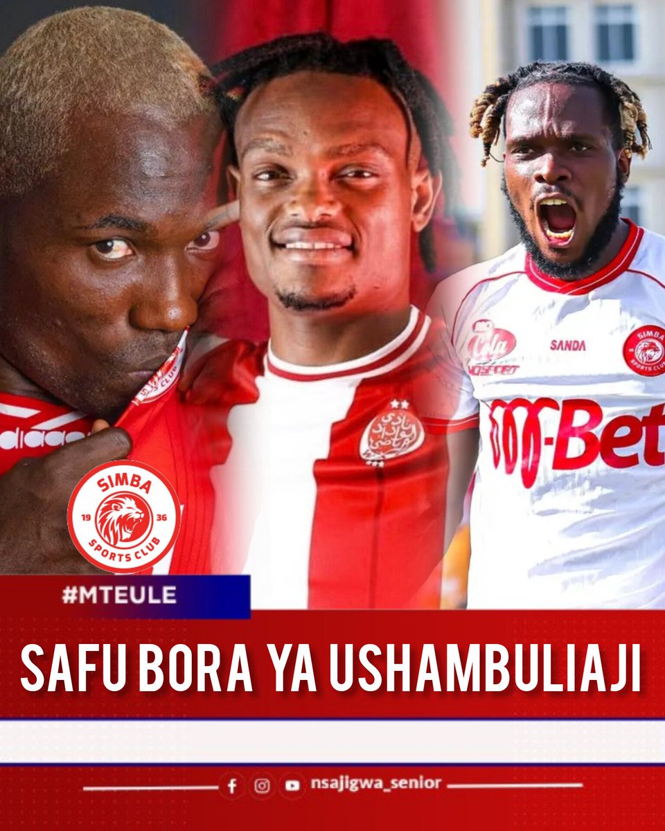 nsajigwa_senior's tweet photo. Washambuliaji wa Simba SC msimu huu;

Jonathan Sowah 

Seleman Mwalimu 

Steve Mukwala

Kama kila kitu kikienda sawa Simba itakuwa na safu ya Ushambuliaji bora sana na hatari hapo akianza yeyote moto upo pale pale.

#MTEULE https://t.co/PHHt31iH6B