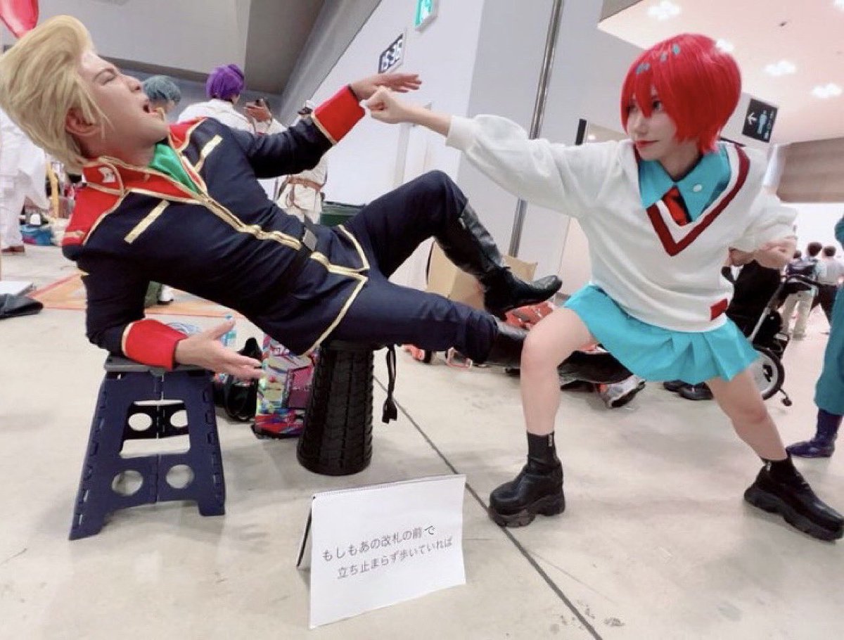 【cosplay】

改札の前で運命が変わった人達

ジェリド
マチュ: <a href="/HbTagg5I9sXzSbY/">桃吉</a>
Photo: <a href="/lili_no2/">lili</a> 
#C106 
#C106_cos 
#C106コスプレ