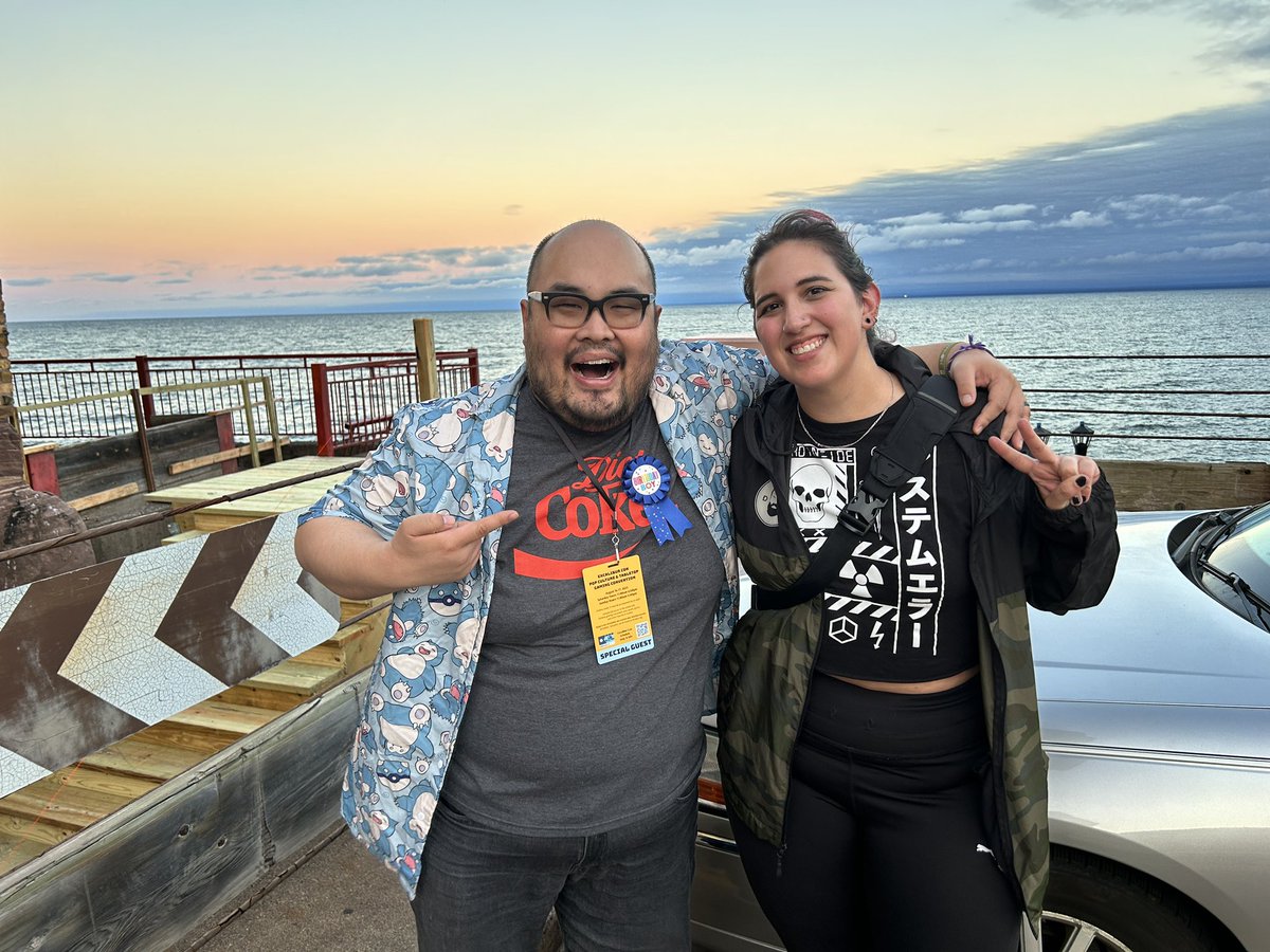 FLOORED at how kind the staff and fans were for my birthday at Excalibur Con <a href="/mnswca/">Excalibur Con</a> ! Cake, decorations, gifts, #Lorcana packs to rip, all ending with delicious dinner with <a href="/brookchalmersvo/">Supernintendo Chalmers</a> <a href="/MarissaLenti/">Marissa Lenti</a> and <a href="/MegRodriguz/">Lupayye🖤🩶💜🤍</a> who drove up 2 hours to hang out. My heart is full❤️