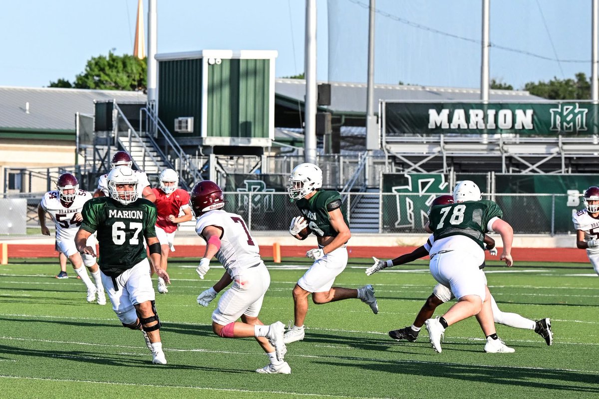 MarionTx_FB's tweet photo. Scrimmage 1 in the books!!!
Time to get better!!!
Scrimmage 2 Thurs Aug 21st at Home
Jv@5
Var@6
#PackTheVet
#UncommonEffort
#EveryDogHasItsDay
#KnowDearBrother https://t.co/ku9xR0NmEi
