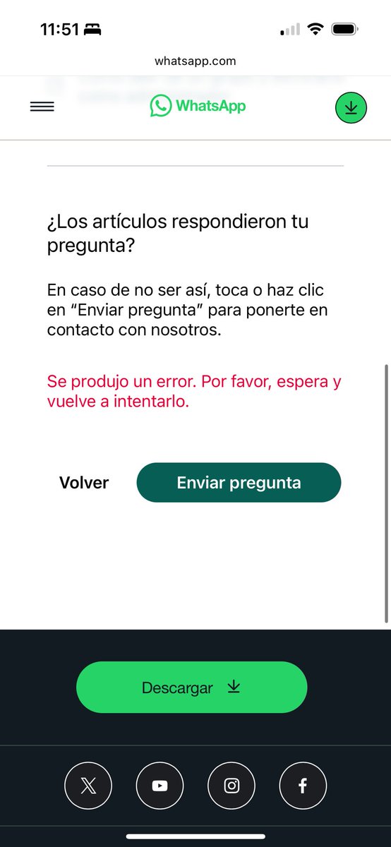 FranLaisss's tweet photo. @WhatsApp DONDE CRESCA SE PIEDE COMUNICAR AL SOPORTE DE @WhatsApp @wa_status @Meta @MetaNewsroom @WhatsApp https://t.co/zbzSiQ7G6R
