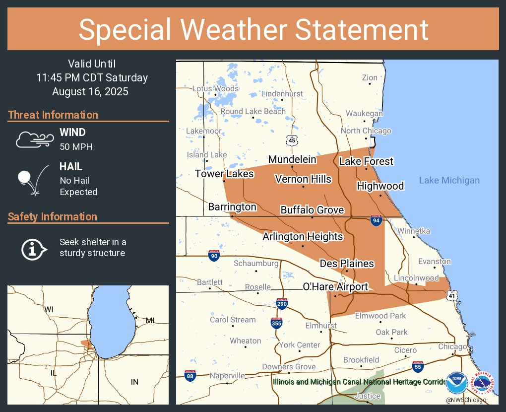 NWS Chicago tweet media