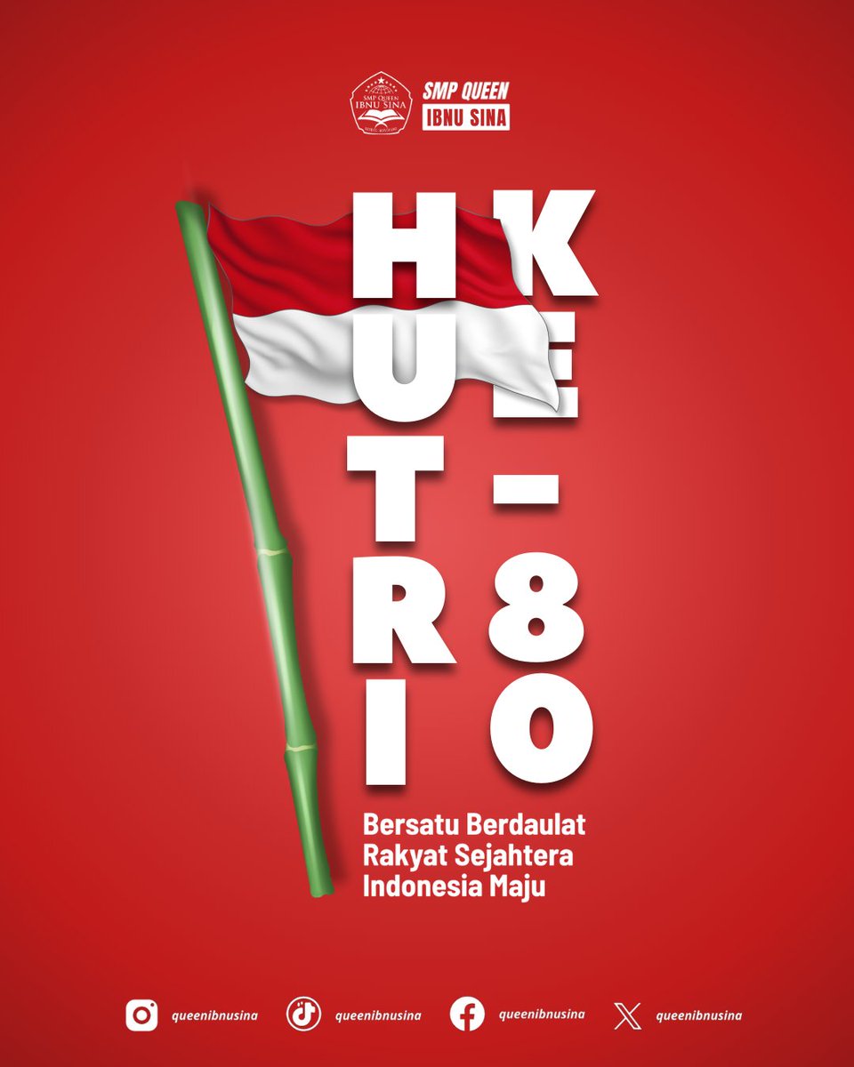 queenibnusina's tweet photo. #hutri80 #Dirgahayu80NKRI https://t.co/CxkW3Cbg9P
