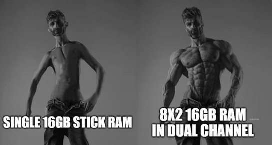 NikhilSach35241's tweet image. Dual channel ftw

#GamingPC #RAMUpgrade #DualChannel #PCBuilding.