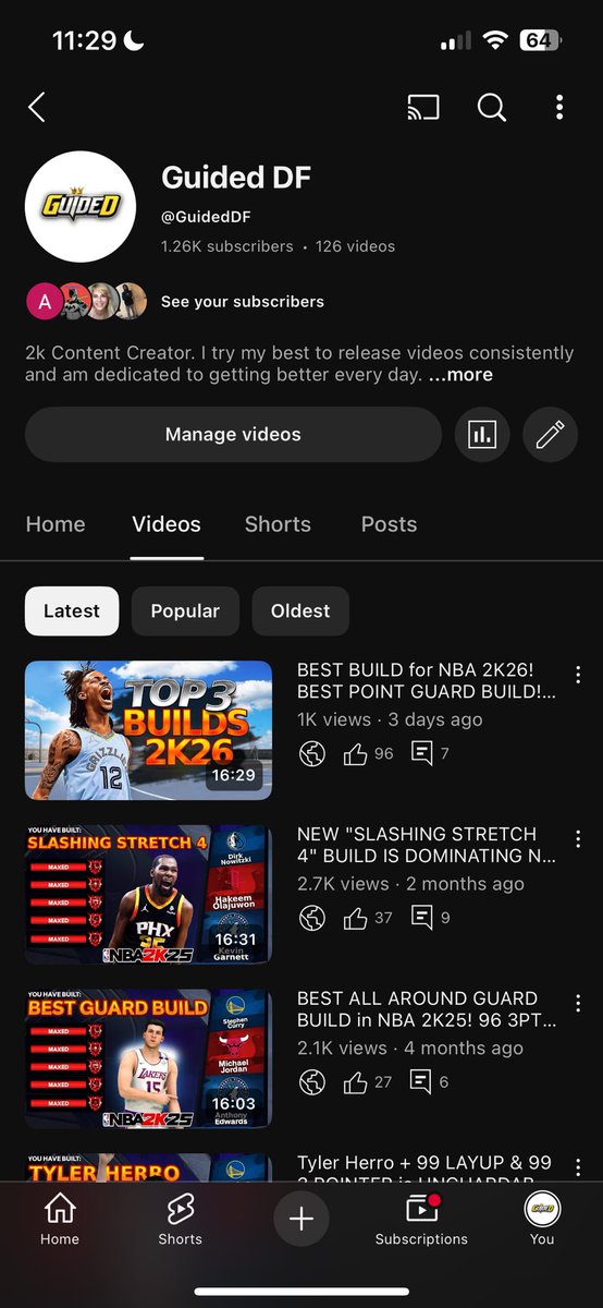 Insane like to view ratio! We are gonna be pumping out content for 26! 🥰💪
