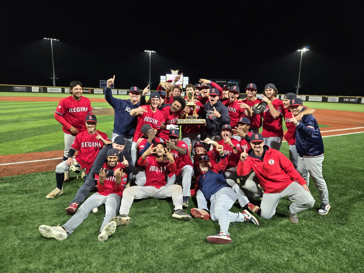 wcbleague's tweet photo. The 2025 WCBL Champions!

Congrats to the @ReginaRedSox! https://t.co/t66pnYSXtD