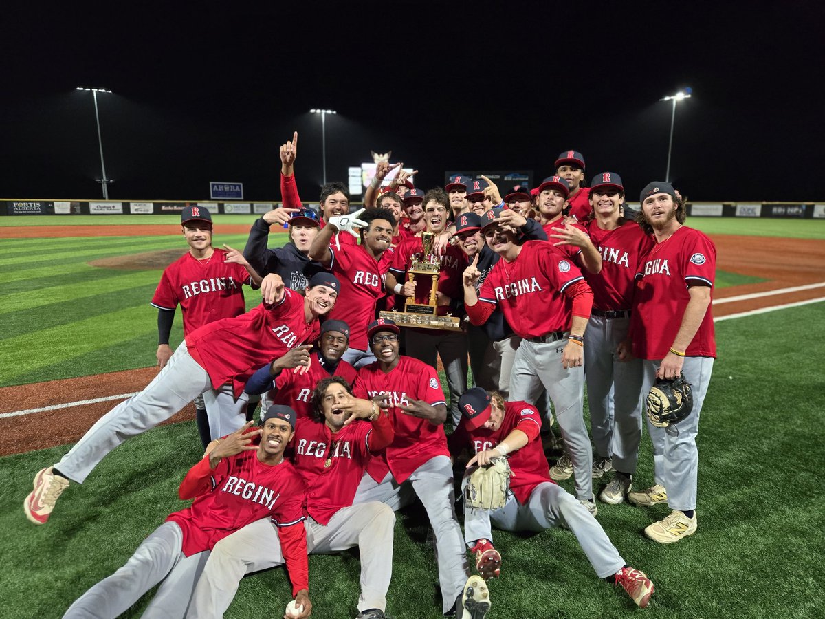 wcbleague's tweet photo. The 2025 WCBL Champions!

Congrats to the @ReginaRedSox! https://t.co/t66pnYSXtD