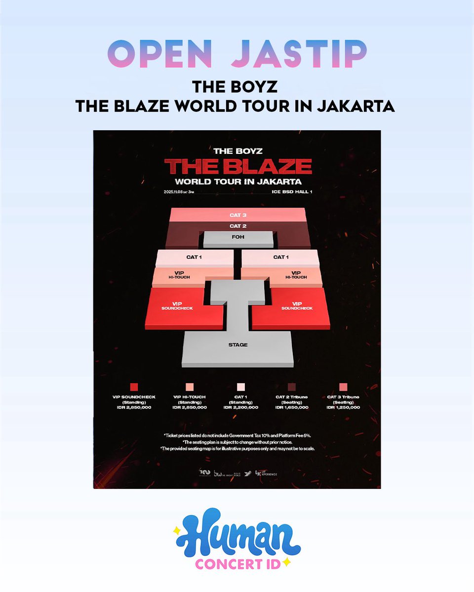humanconcertid's tweet photo. OPEN JASTIP THE BOYZ - THE BLAZE WORLD TOUR in JAKARTA

☆ fee 300-400/tix
☆ bookslot 100k/tix

🔗 https://t.co/2rr7oWa5LV

✓ diurus sampai tiket fisik
✓ pelunasan tiket h-1 ticketing
✓ refund 100% jika tiket tdk dapat

DM FOR MORE INFO
#THEBOYZ #THEBLAZE #THEBLAZE_in_JAKARTA https://t.co/Oth0Qp3vMt