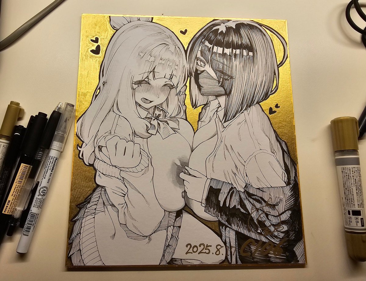 サイン色紙 シークレットオークション
最終結果を発表します!

入札者を報告します
A  @Rifuroom_rifuru様
B @n_na_tsu 様
C 李 様 です!
 入札ありがとうございました!

サークルスペースでお待ちしております!
写真順にA.B.C 