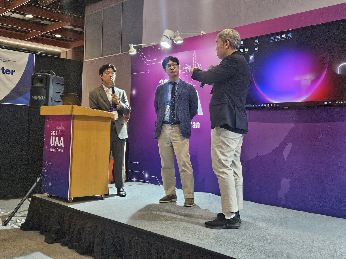 Grateful for my first talk at the #UAA2025 #AUSET, #KoreaPavilion session—so much inspiration and great new friends! Great thanks to <a href="/kmoretry/">Sung Yong CHO</a>