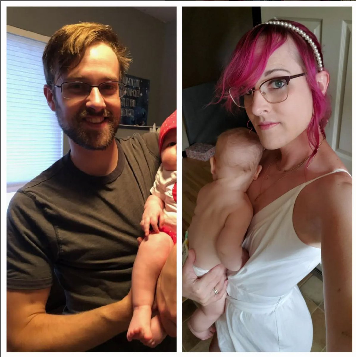 "Two years and two babies later. I love being a mom 😊🏳️‍⚧️❤️"

I thought I couldn't be shocked anymore.