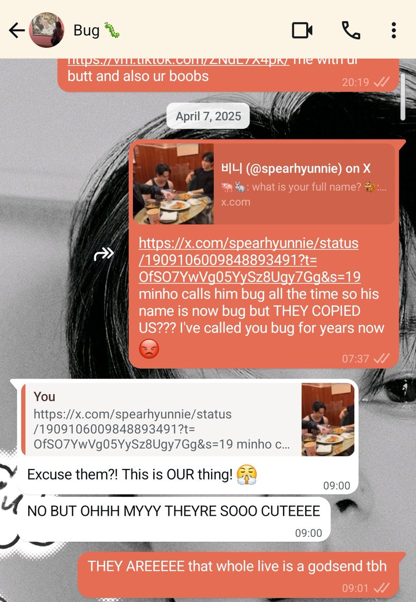 snailracha's tweet photo. i'm still thinking about how this tweet literally is me and @VenusInHell like, we have conversations like this that date back years 🥹 https://t.co/38Y3vMfLyJ