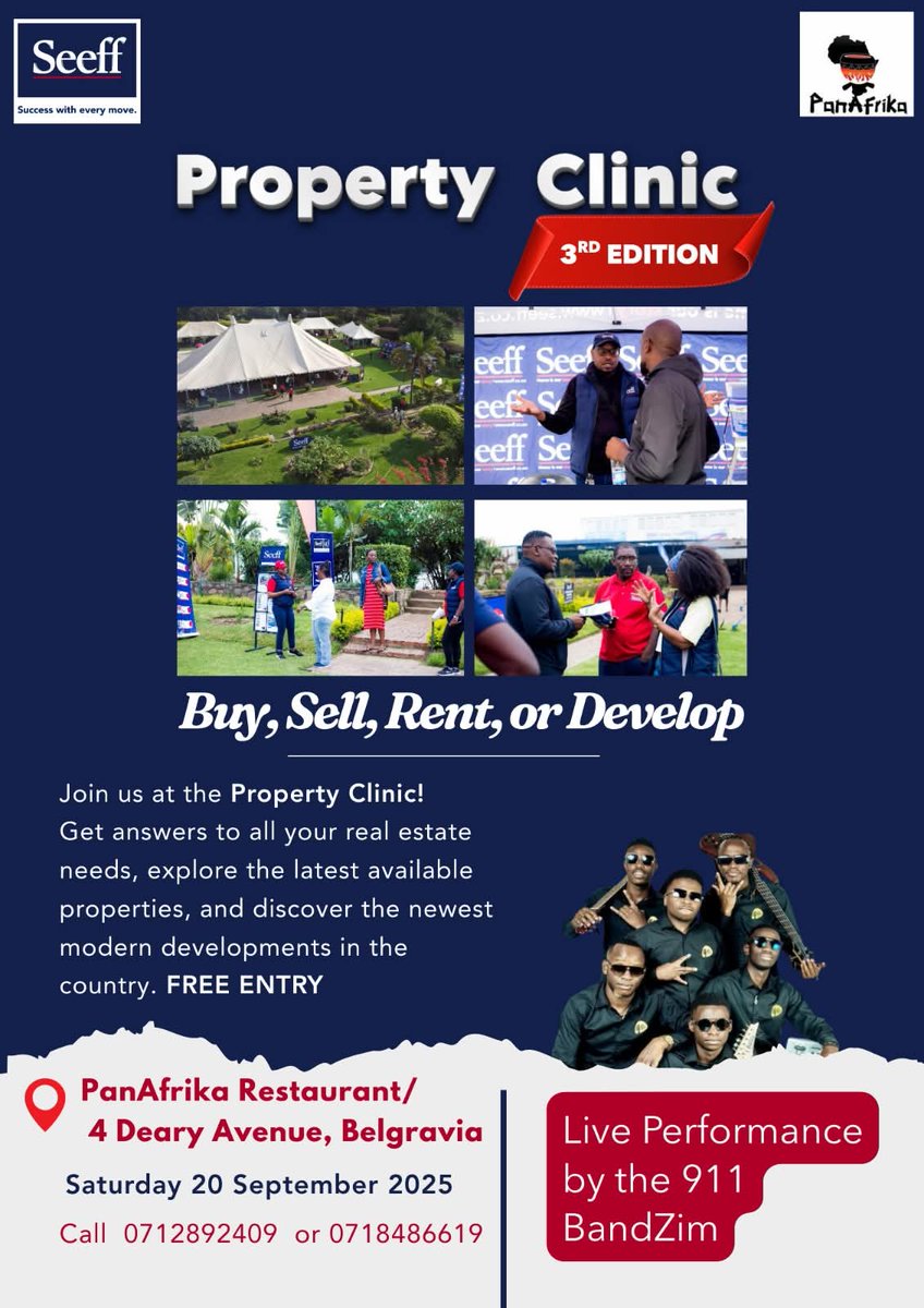 Get ready for our 3rd Property Clinic! 🌟 Building on the success of our previous events, we're excited to announce our next clinic on September 20th. This is your chance to ask experts your burning real estate questions over great food and music. See you there..