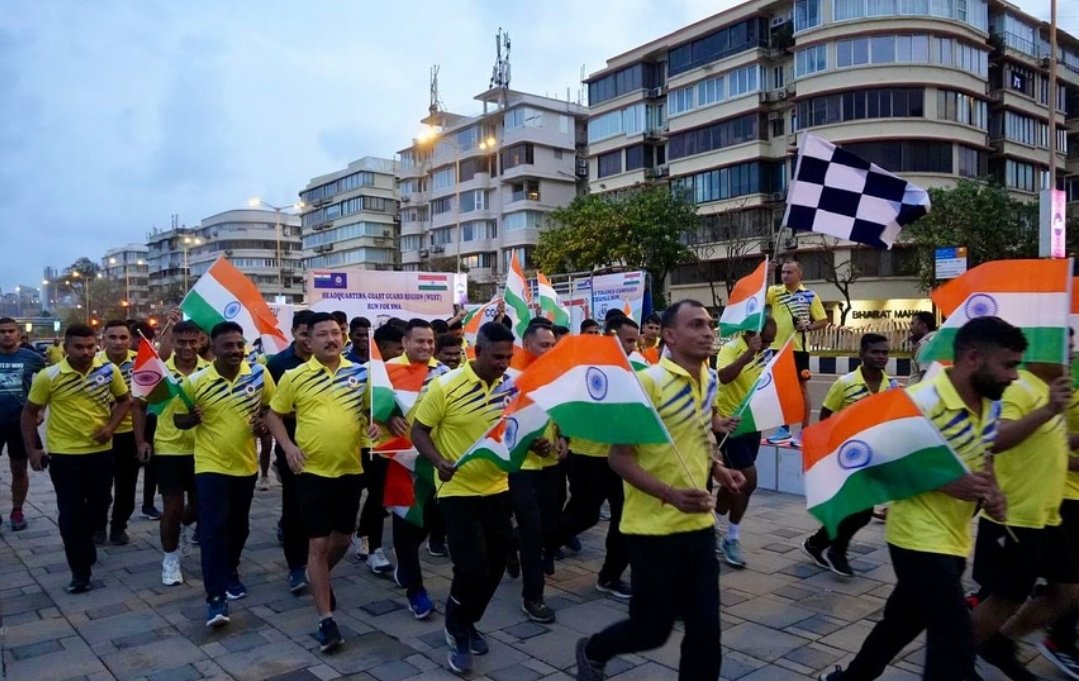 Virtual #Run4SMA <a href="/curesmaindia/">Cure SMA Foundation of India 🇮🇳</a> extends its deepest gratitude 2 d <a href="/IndiaCoastGuard/">Indian Coast Guard</a> 4 deir remarkable commitment in championing d cause of Spinal Muscular Atrophy #SMAAwareness by holding Virtual #Run4SMA across LxB  of India bustling cities 2 d most remote corners of our nation🙏.