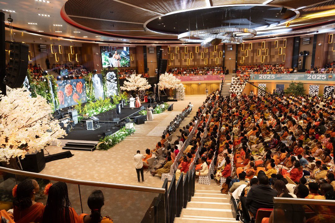 AWT_wfm's tweet photo. Day 2 at #AWT25 was nothing short of transformative! From powerful teachings to moments of worship, hearts were stirred, hope was renewed and connections were made that will last a lifetime.

#Day2 #FromVictimstoChampions #NFC #WFM #ApostleMignonneKabera https://t.co/ep4ylh2XIH
