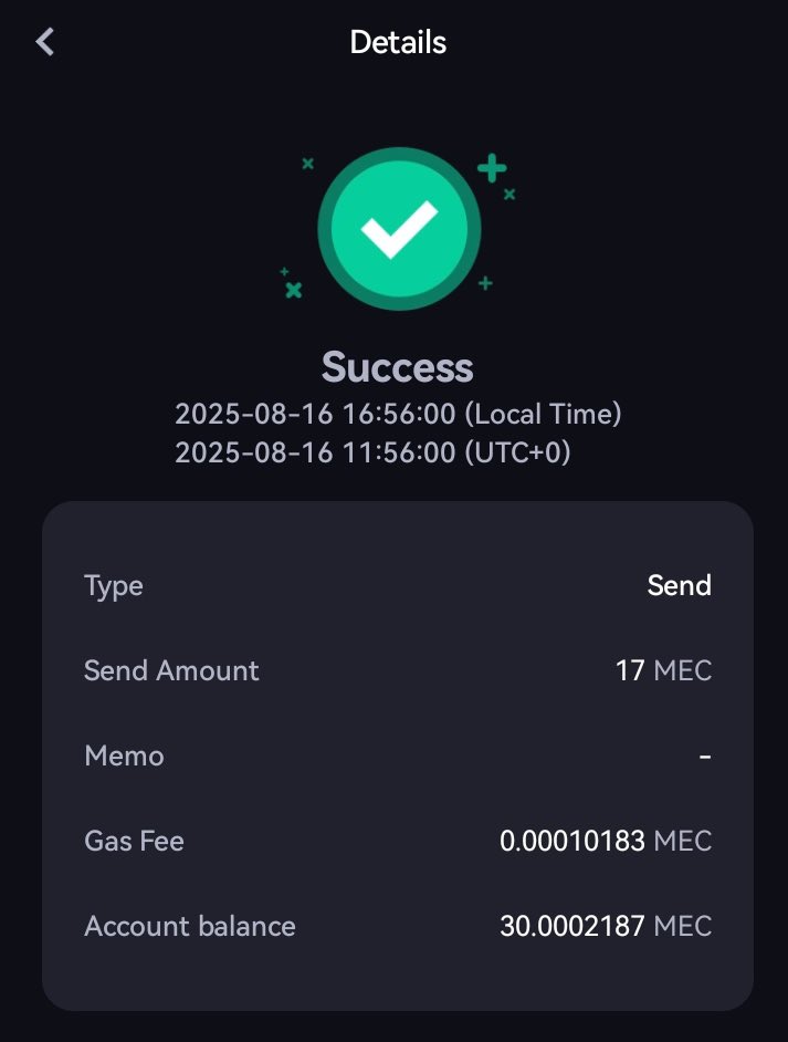 Today Mec Price 💲5.27 

Don't Miss This Airdrop 

Mec Airdrop Register 

i.mec.me/?c=t9hhaugj

1- Download app for Airdrop 
2- Verify your account to claim 1 Mec 
3- Check-in daily to earn Mec 
4- Invite friends and family 
5- KYC Verification Done 👍✅

#MetaEarth #picoin