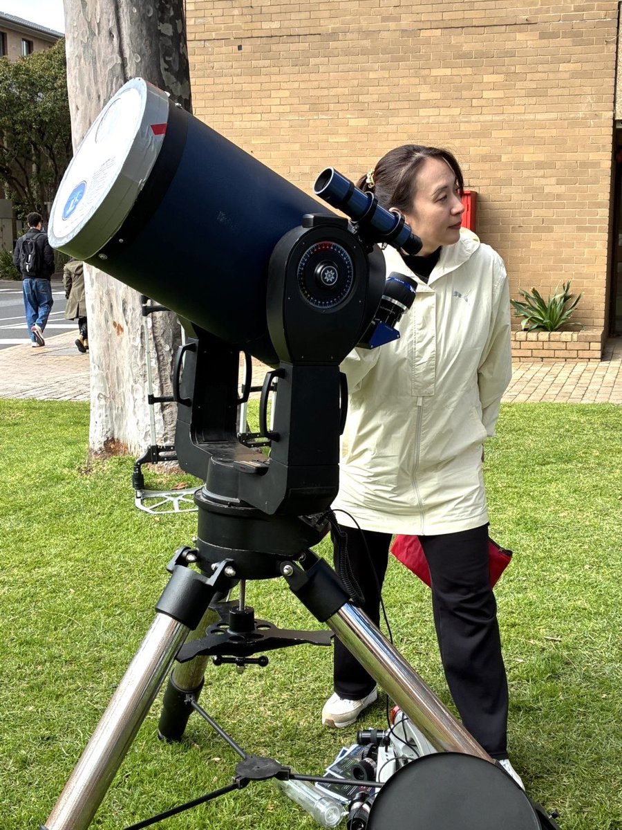Wanted to see the sun. Got a cloud convention instead — courtesy of Open Day at the University of Melbourne.