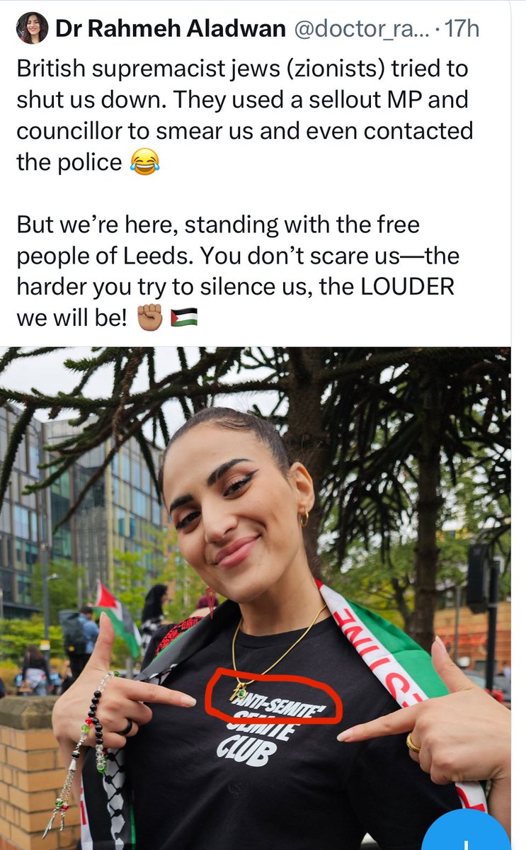 Alex Hearn (@hearnimator) on Twitter photo An NHS doctor wears a top proudly declaring she is racist
The <a href="/gmcuk/">GMC</a> do nothing. An NHS doctor wears a top proudly declaring she is racist
The <a href="/gmcuk/">GMC</a> do nothing.