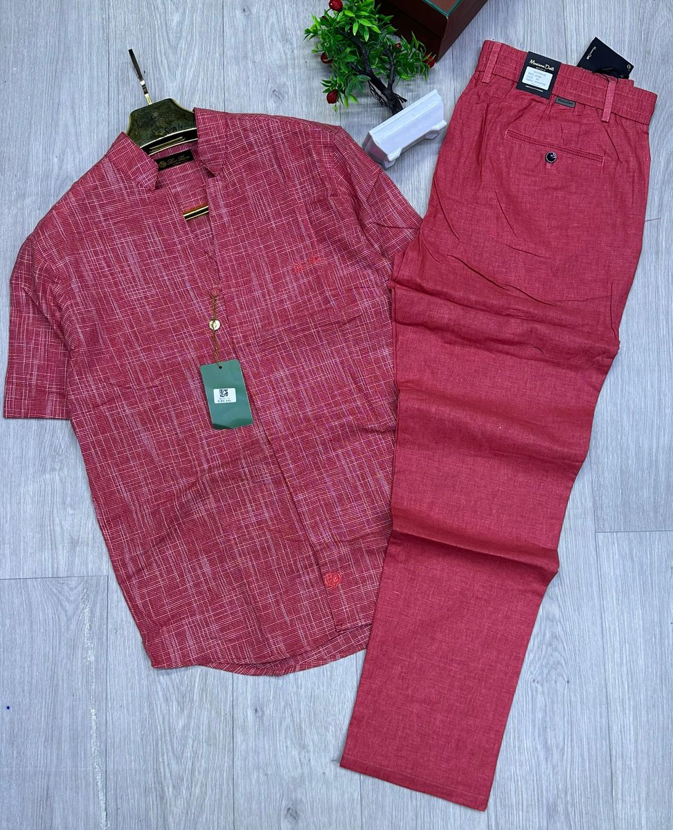 C'est encore moi😍😍
Chemise et chemisette Lin col V, Loro piana

18.500f les ensembles.