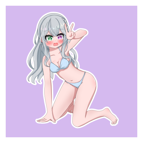 「新髪型もいろいろあってよいですね #べるのアトリエ」|八草🎶🌿新人Vtuberのイラスト
