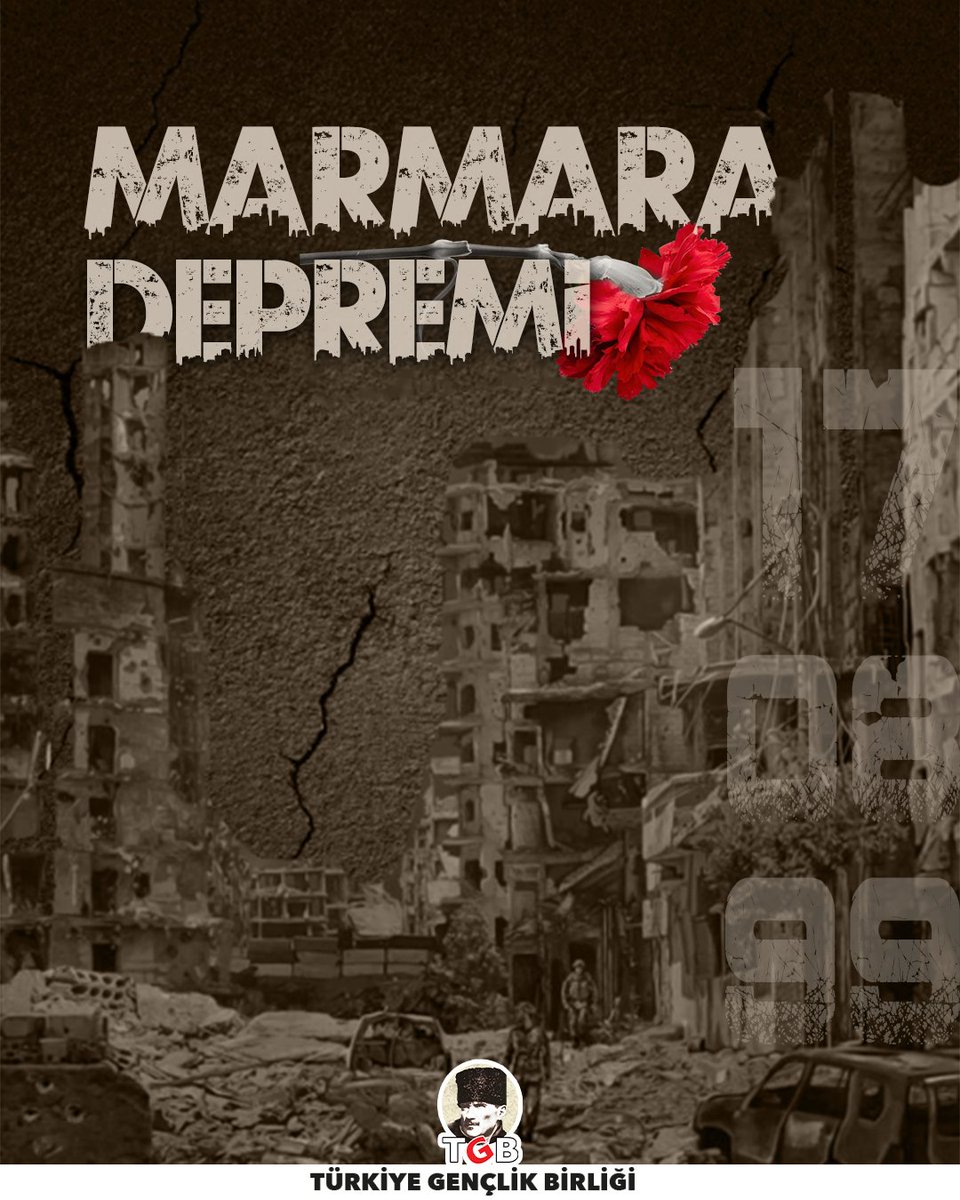 Tarihimizin en acı afetlerinden biri olan, 17 Ağustos 1999'da yaşadığımız Marmara Depremi’nin 26. yıl dönümünde, hayatını kaybeden vatandaşlarımızı saygıyla anıyoruz.