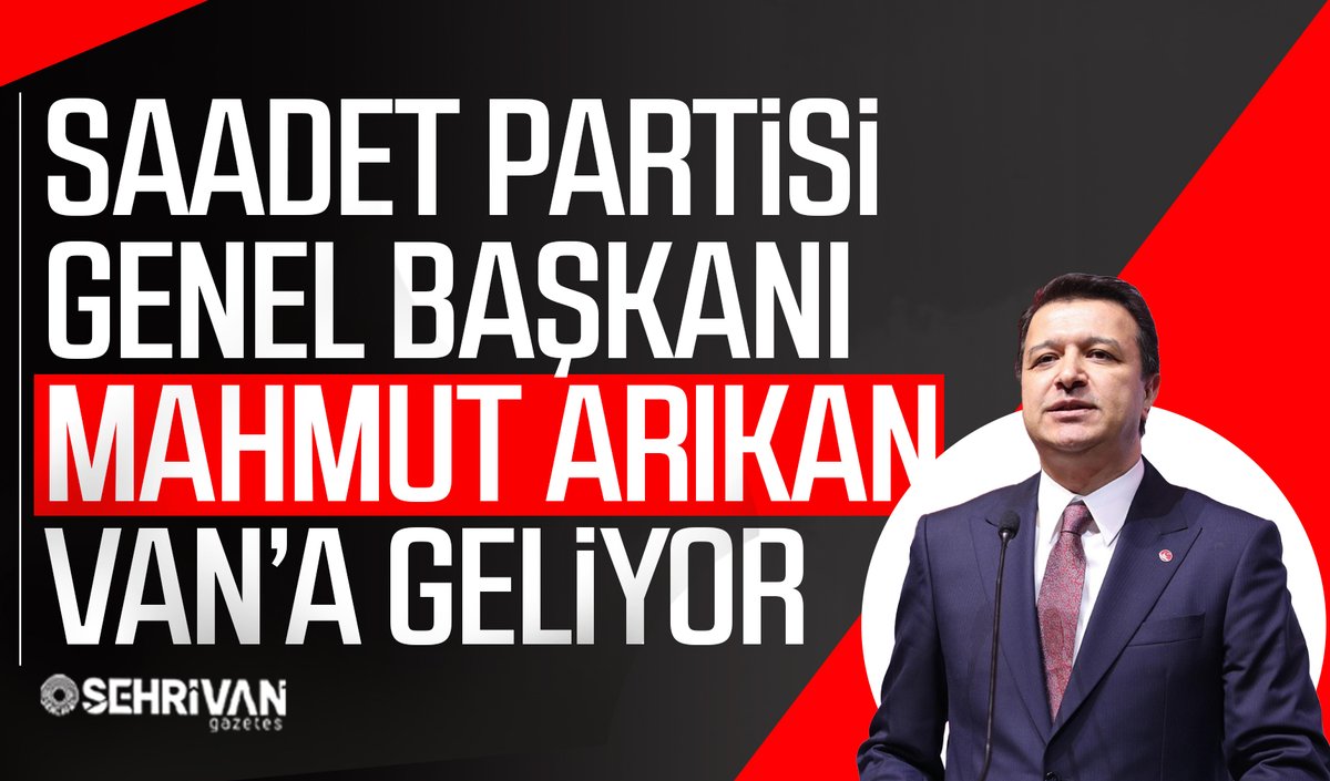 Şehrivan Haber (@sehrivanhaber) on Twitter photo Saadet Partisi Genel Başkanı Mahmut Arıkan Van’a geliyor
sehrivangazetesi.com/saadet-partisi…
<a href="/mahmutarikansp/">Mahmut Arıkan</a> <a href="/SaadetPartisi/">Saadet Partisi</a> <a href="/ozayilhan/">Özay İLHAN</a> <a href="/SaadetVan/">Saadet Partisi Van #İnsancaYaşam</a> Saadet Partisi Genel Başkanı Mahmut Arıkan Van’a geliyor
sehrivangazetesi.com/saadet-partisi…
<a href="/mahmutarikansp/">Mahmut Arıkan</a> <a href="/SaadetPartisi/">Saadet Partisi</a> <a href="/ozayilhan/">Özay İLHAN</a> <a href="/SaadetVan/">Saadet Partisi Van #İnsancaYaşam</a>