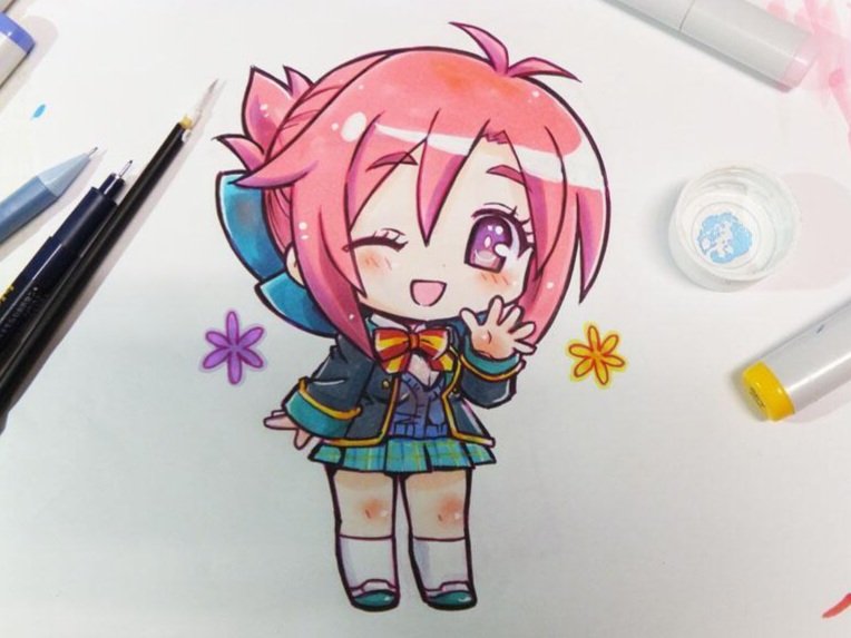 「#GJ部 さん ファンアート 定期リサイクル」|ここまひ（赤い靴CLUB)のイラスト