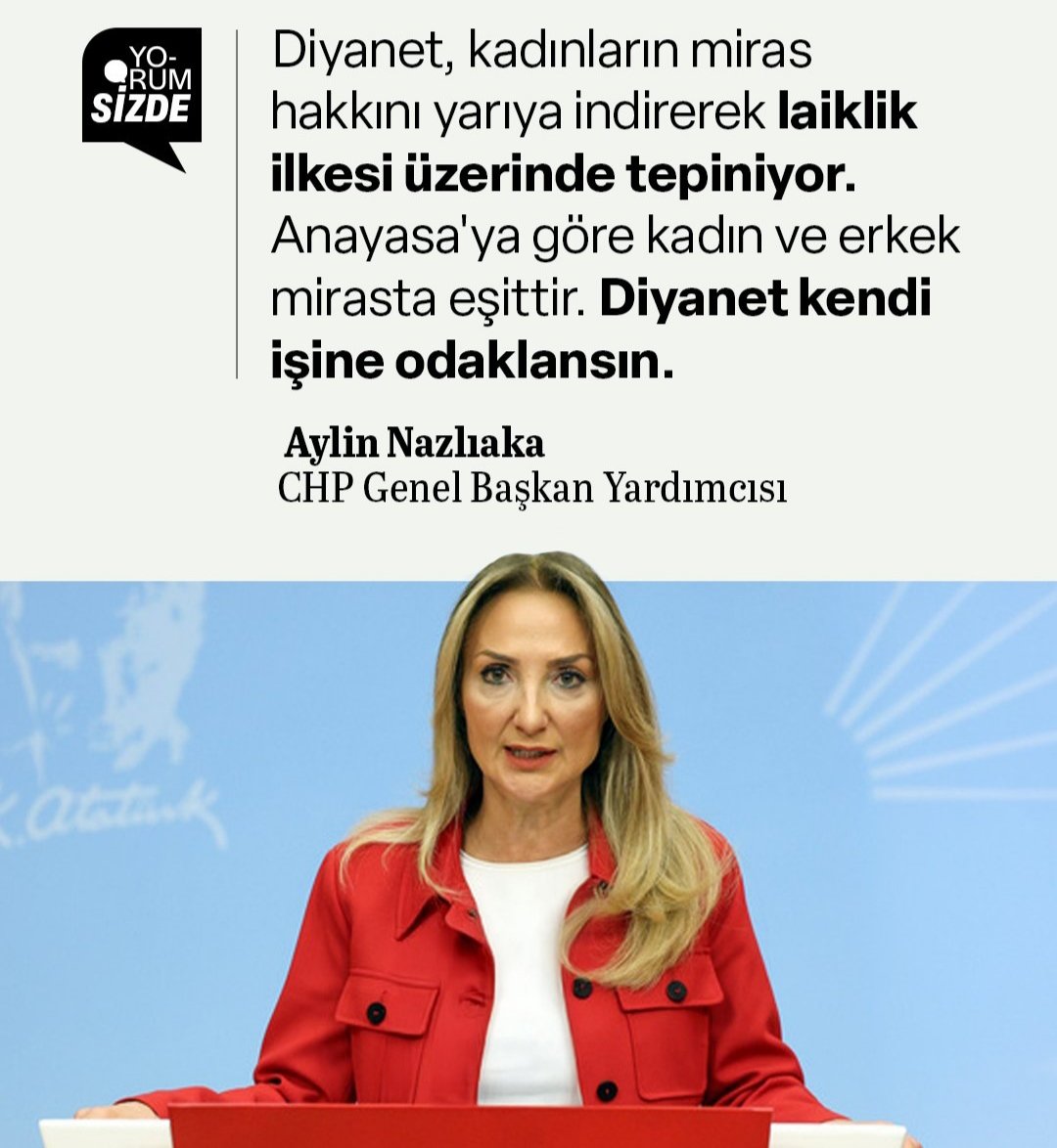 #Diyanet'in söylediği hükümler #Müslüman'lar için geçerli üzerinize alınmanıza gerek yok. 

#GazzeyeUmutOl #GazzeAçlıktanÖlüyor #HandsOffGaza #Boykot #NeXTteyiz #Filistin #Gazze #CHP #İslam