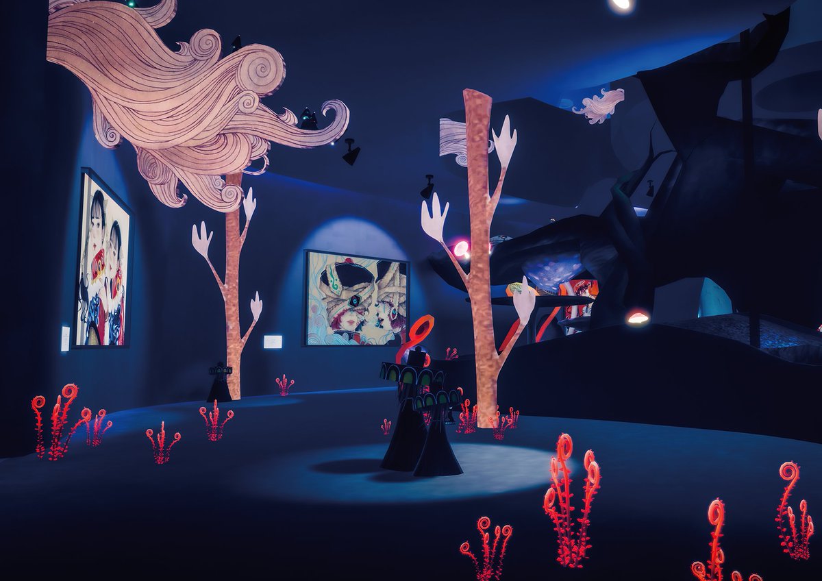 #夢の手ざわり #VRChatアナログ作家展 2025の特設ページを更新しました！
↓↓↓
manakaweb.com/vrc-analog-art…

ワールドやアバターの写真、クレジット、メディア掲載歴等追加しています。（撮影: <a href="/jellekayen/">Kaerun 🐸📸</a> ）