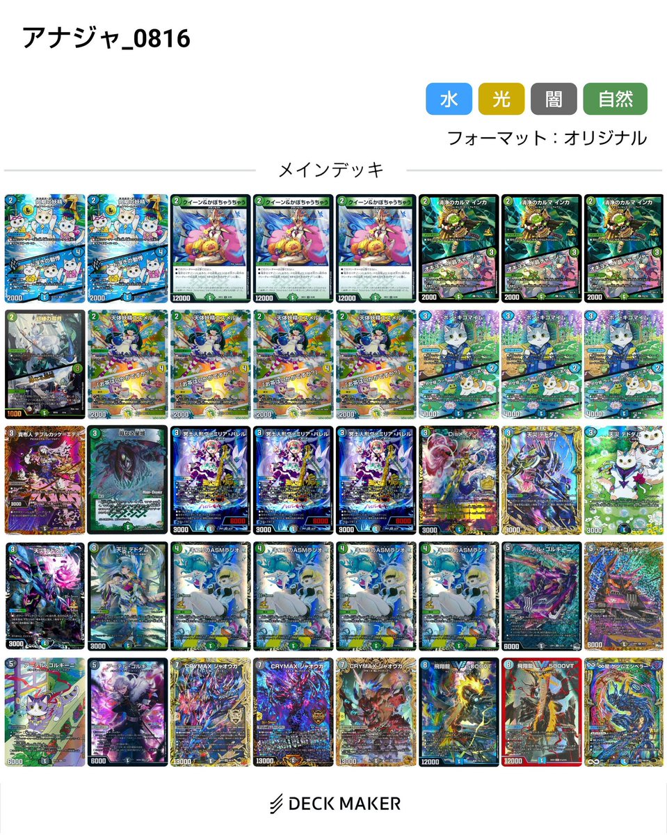 妖精CS　8/16

使用山 : アナジャ

緑単キャベツ　負け
青単サイバー　負け
リースボルシャック　勝ち
トリーヴァオージャー勝ち
アナカラーマルル　負け

いまいち噛み合い悪かった感じあり
フィニッシュまで上手く続かないとかもよくあるからデッキのリソース周り色々見直したい