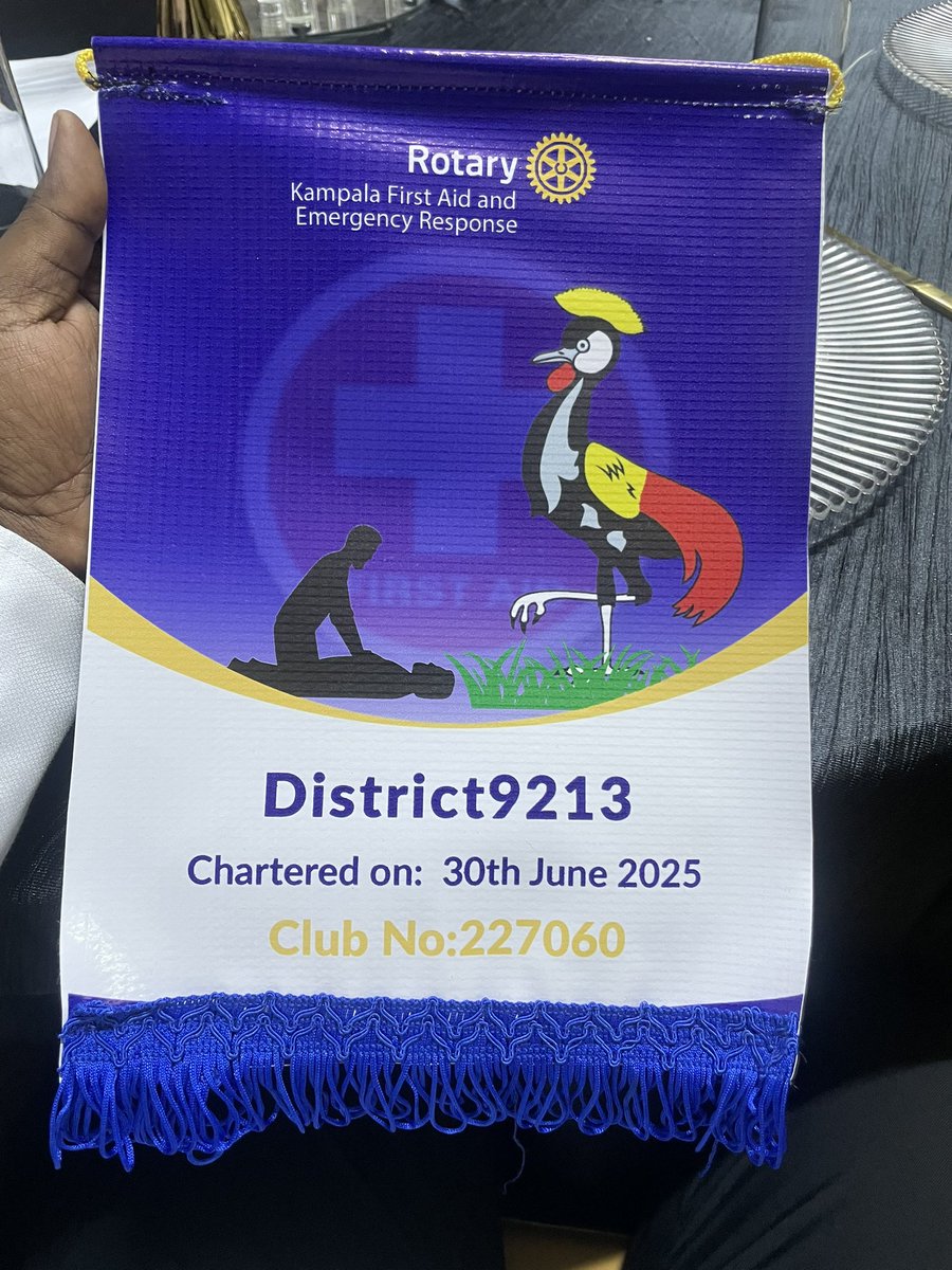 Asasira_Ignatiu's tweet image. Last evening, I represented @kanosug on the Charter Night celebrations and the Birth of The Rotary Club of Kampala First Aid and Emergency Care. 

If you haven’t joined Rotary &amp;amp; Rotaract, follow this conversation and make it a bucket list
#ItsTimeToJoinRotaract 
@RotaractD9213