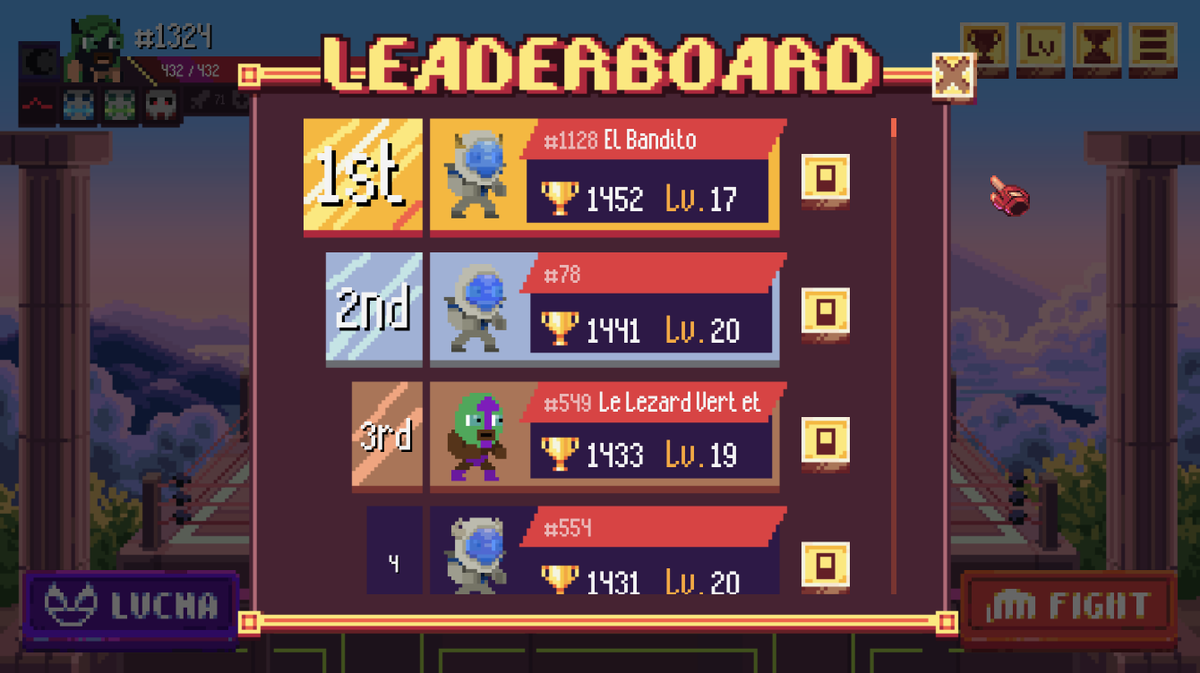 PlayLuchamon's tweet photo. It's not too late to join the August Summer League!🌞

The top 10 Luchadores will take home $100 USD each in $LUCHA!  

The leaderboard will be captured on August 31st, 12pm UTC, and then we will do it all over again for September! https://t.co/L5wLQlsku7