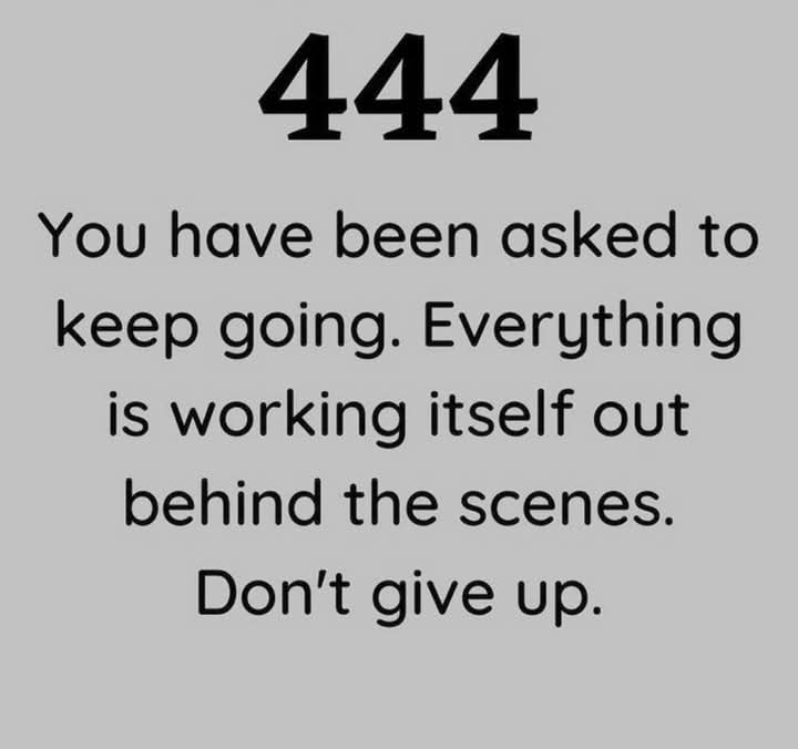 444

Affirm it and Claim it into your life!💫