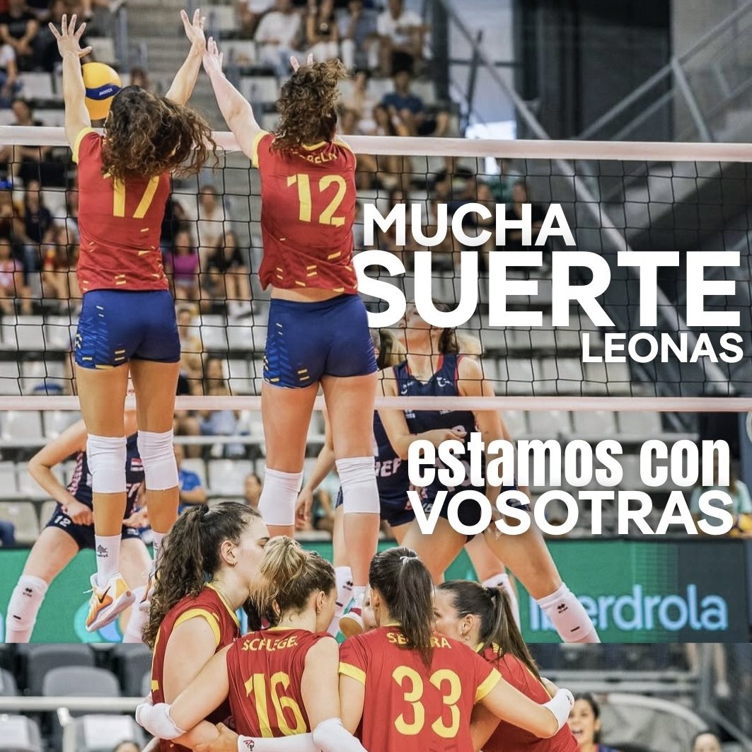 ¡¡¡¡CLASIFICADAS para el sueño Europeo!!!! 

Las leonas del voley firman su clasificación al Europeo 2026 y ahora van a por la GRAN cita…

¡¡el campeonato del mundo!! VAMOOOSS, estamos con vosotras