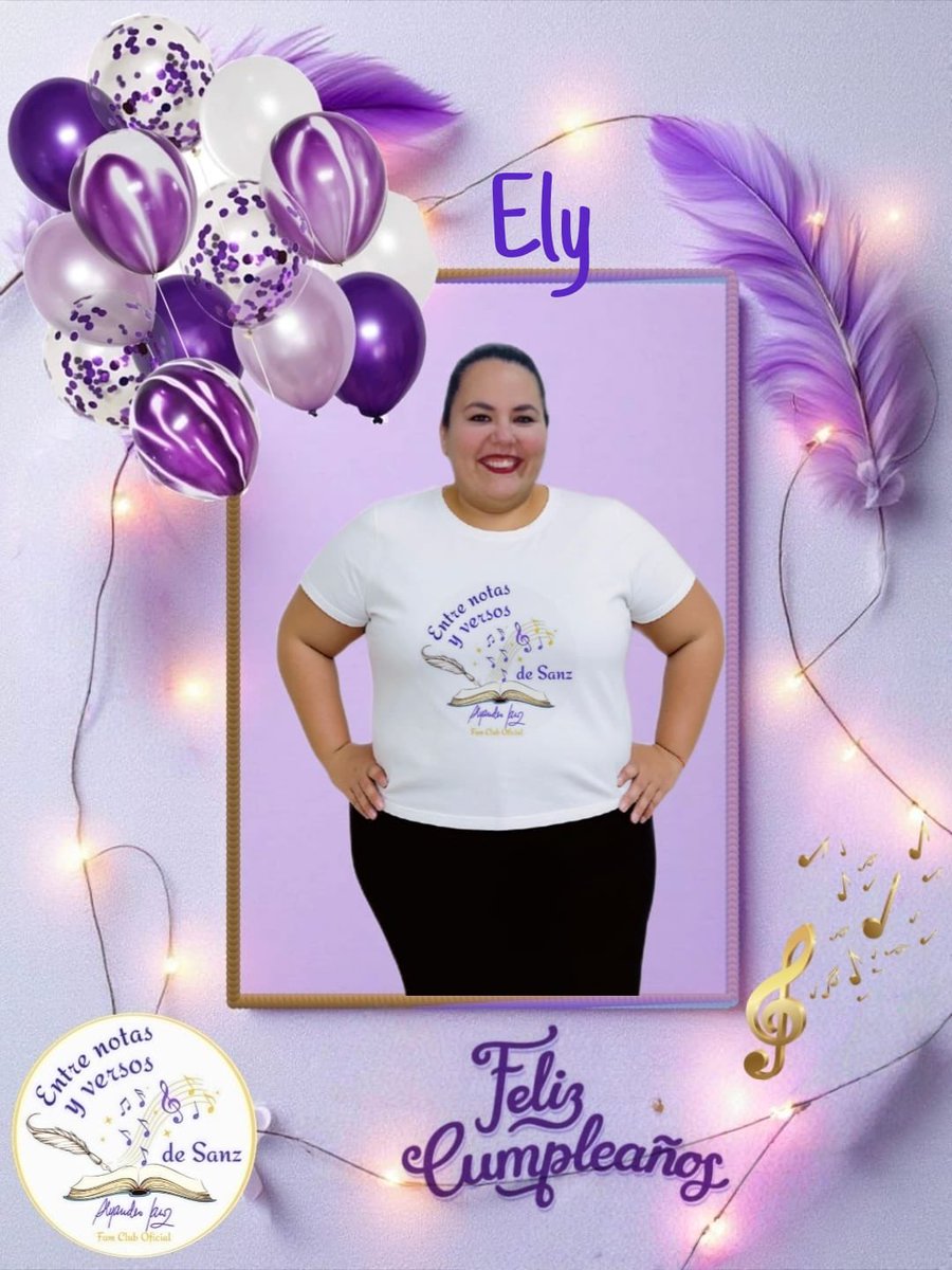 Hoy celebramos la vida!!
Hoy es tu día  <a href="/laelycanary/">Ely Diez Rivero</a>
Feliz vuelta al sol!! 🎂🥳
En la familia de entre <a href="/NotasVersosSanz/">Entre Notas y Versos de Sanz</a> estamos de fiesta, te unes @alejandrosanz 🙏🏽
#CumpleSanzero #EntreNotasYVersosDeSanz