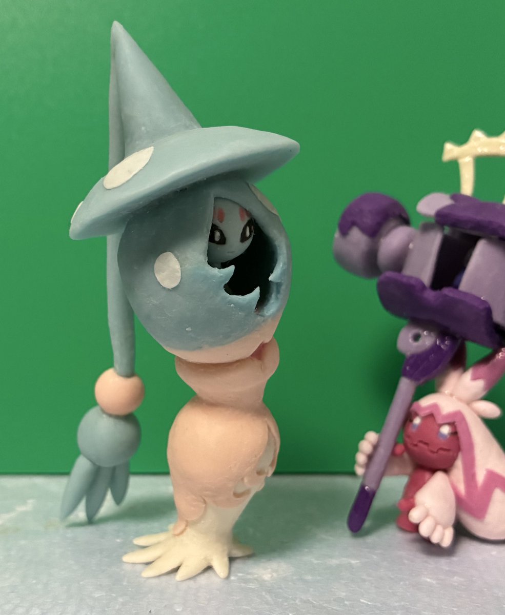 「ブリムオン」を作ってみた🧙
#ポケモン
#粘土
