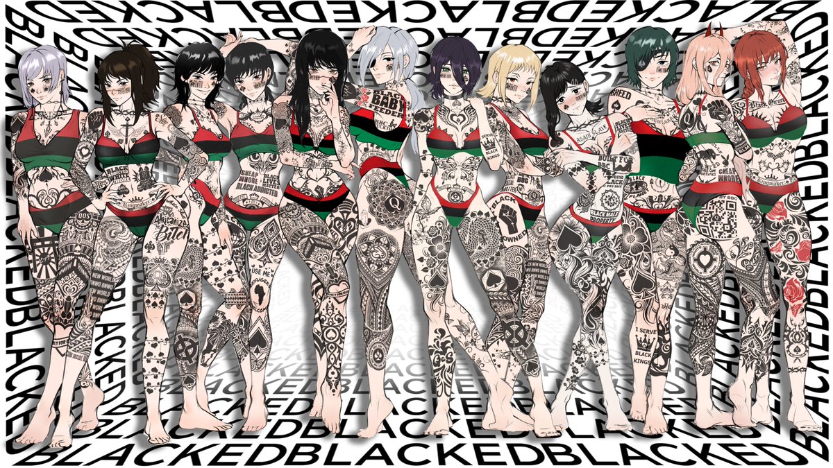 Finally finish all of it, Thank you all for 2000 follower and for supporting me, Now enjoy all of the Chainsaw girl getting Blacked♠️

#blacked #qos #queenofspades #snowbunny #BlackedWaifu #blackededit #blackedhentai #BNWO #qostattoo #qosedit #BlackedHentai