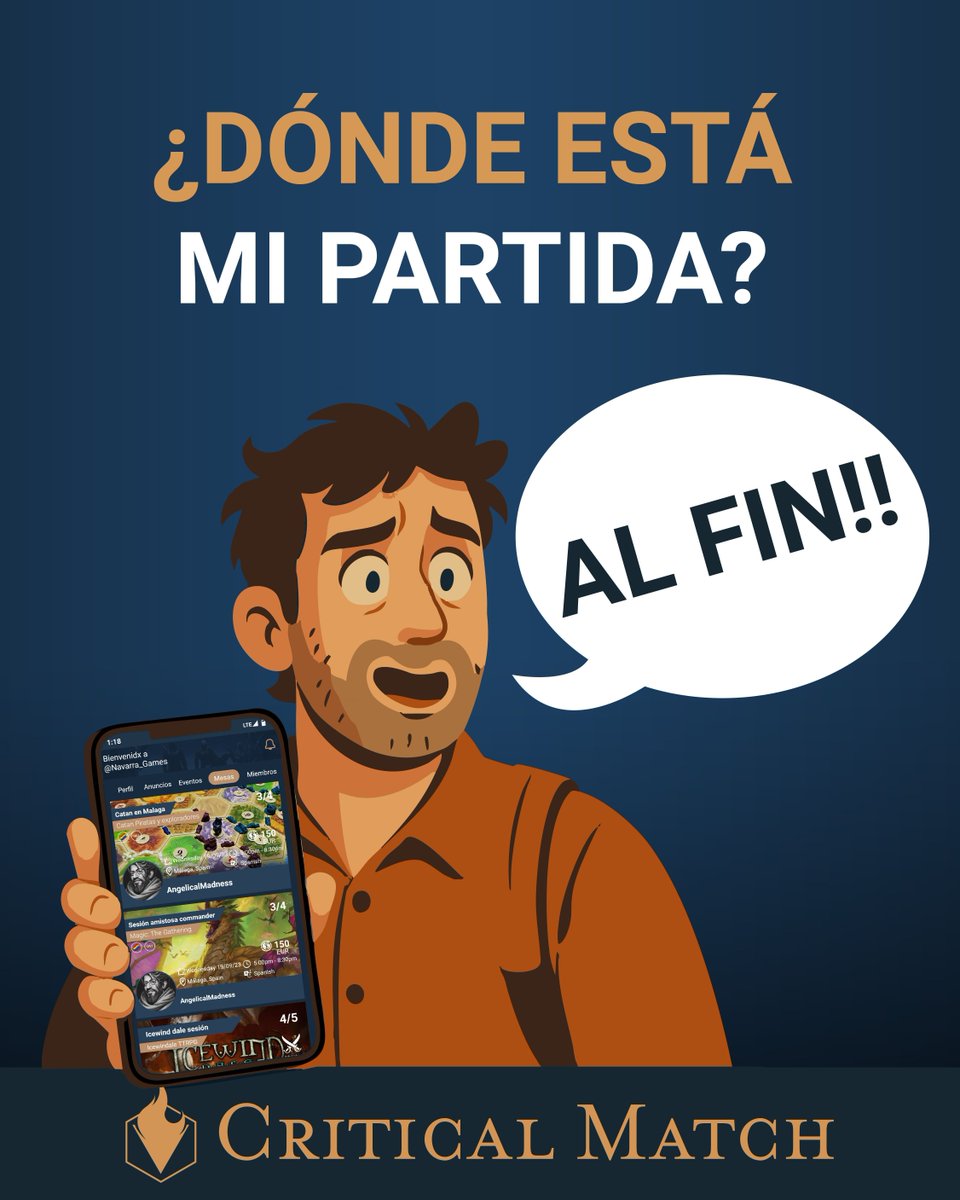 🚨 ¡Alerta de función brutal!

🧙Los usuarios crean mesas → 🗓️ El calendario del club se actualiza solo → 🎯 Nadie se pierde nada

Todo lo que pasa en tu comunidad, ordenado por día, juego y master.

Si tu club es serio, necesita esto !YA¡

Infórmate:  forms.gle/SLhHkr5axAFqy8…