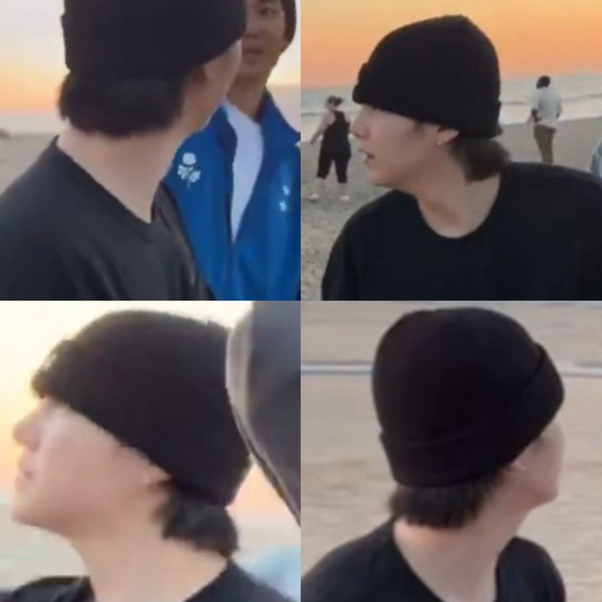 his hair is getting long again. we're getting long haired yoongi for their comeback