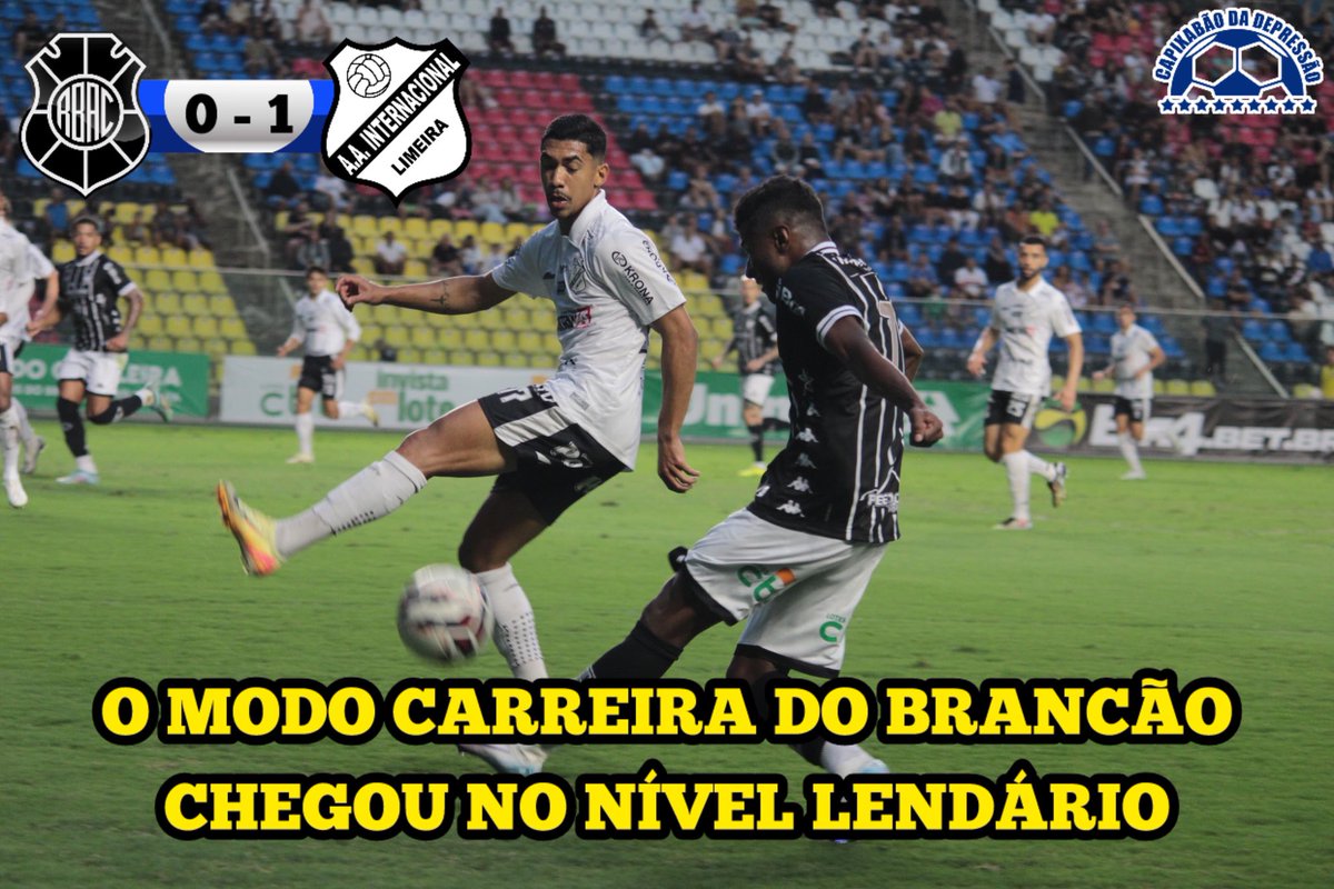 Capixabão da Depressão (@capixabaodepre) on Twitter photo #SérieD2025 | Oitavas (Ida)
🏁 Rio Branco 0 - 1 Inter de Limeira 🦁
1T/42’ ⚽ Lucas Douglas (p)
▶️ Com um a menos durante quase todo o jogo, Brancão perde para os paulistas no Klebão e se complica em busca da vaga nas quartas!
📸: Alef Jordan / <a href="/capixabaesporte/">PORTAL CAPIXABA ESPORTE</a> #SérieD2025 | Oitavas (Ida)
🏁 Rio Branco 0 - 1 Inter de Limeira 🦁
1T/42’ ⚽ Lucas Douglas (p)
▶️ Com um a menos durante quase todo o jogo, Brancão perde para os paulistas no Klebão e se complica em busca da vaga nas quartas!
📸: Alef Jordan / <a href="/capixabaesporte/">PORTAL CAPIXABA ESPORTE</a>
