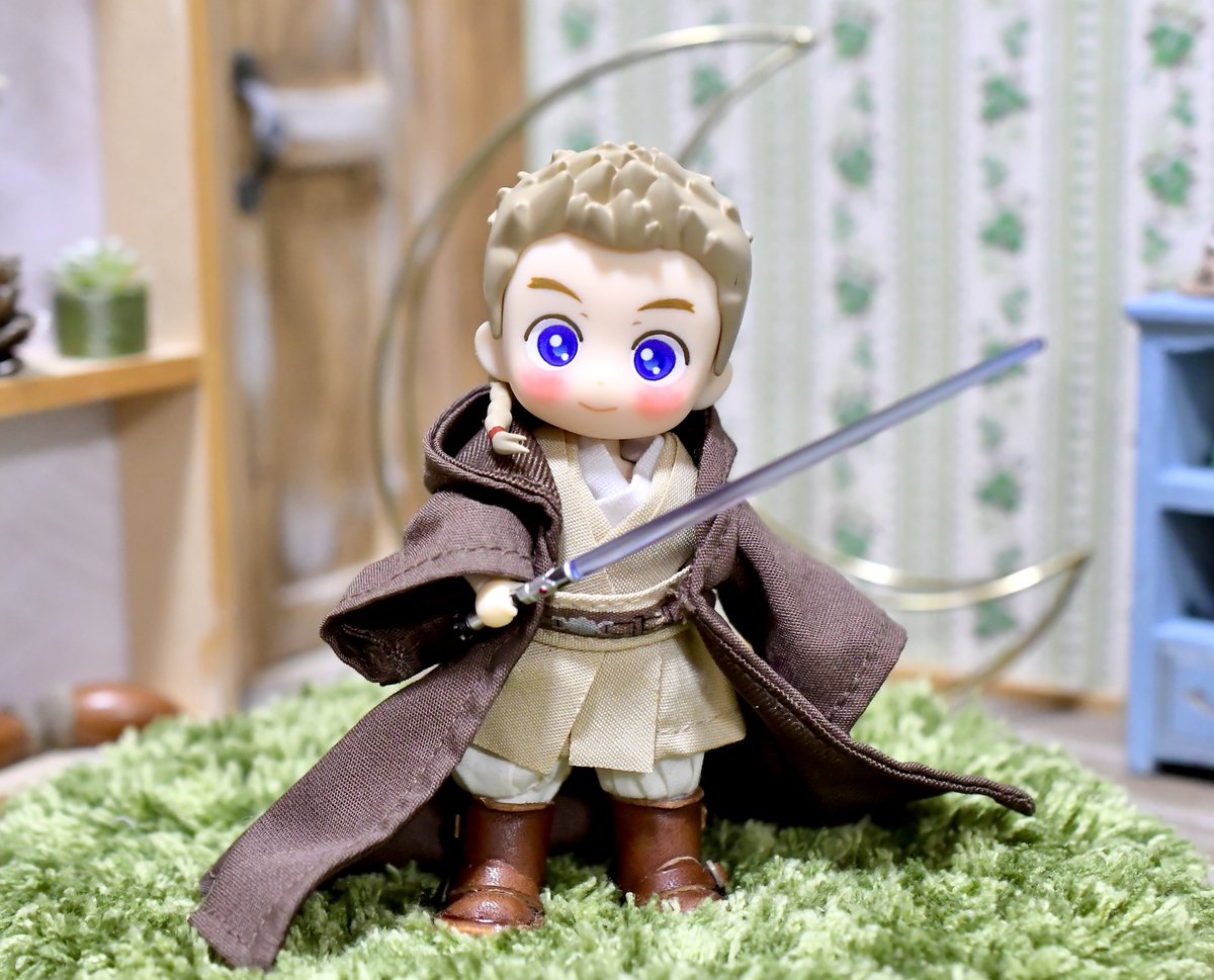 ぱだおびちゃんにジェダイローブ作った🥳✨

#ぱだおび日記