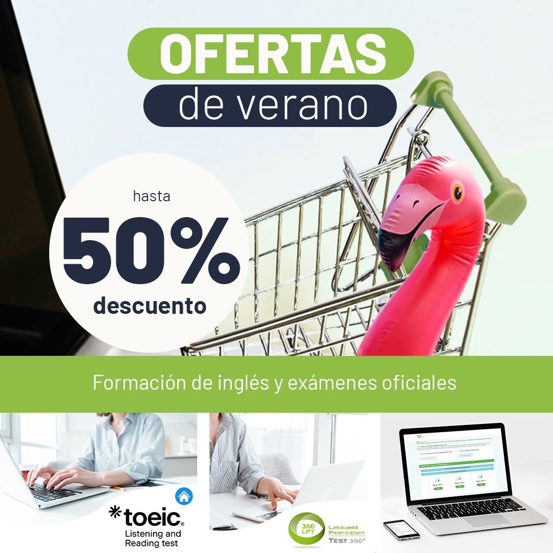 Capmantesting's tweet image. Ofertas Especiales de Verano!☀️🏝️ hasta -50%DESCUENTO en exámenes oficiales y formación de inglés.
🤑Adelántate a septiembre y aprovecha los mejores precios.
buff.ly/rqq8kb7