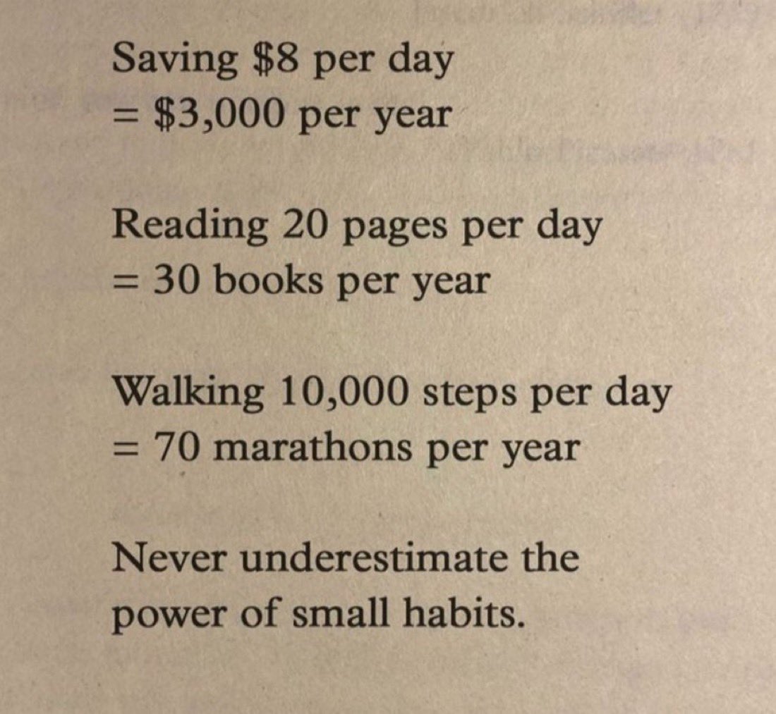Compounding is the ultimate life hack…