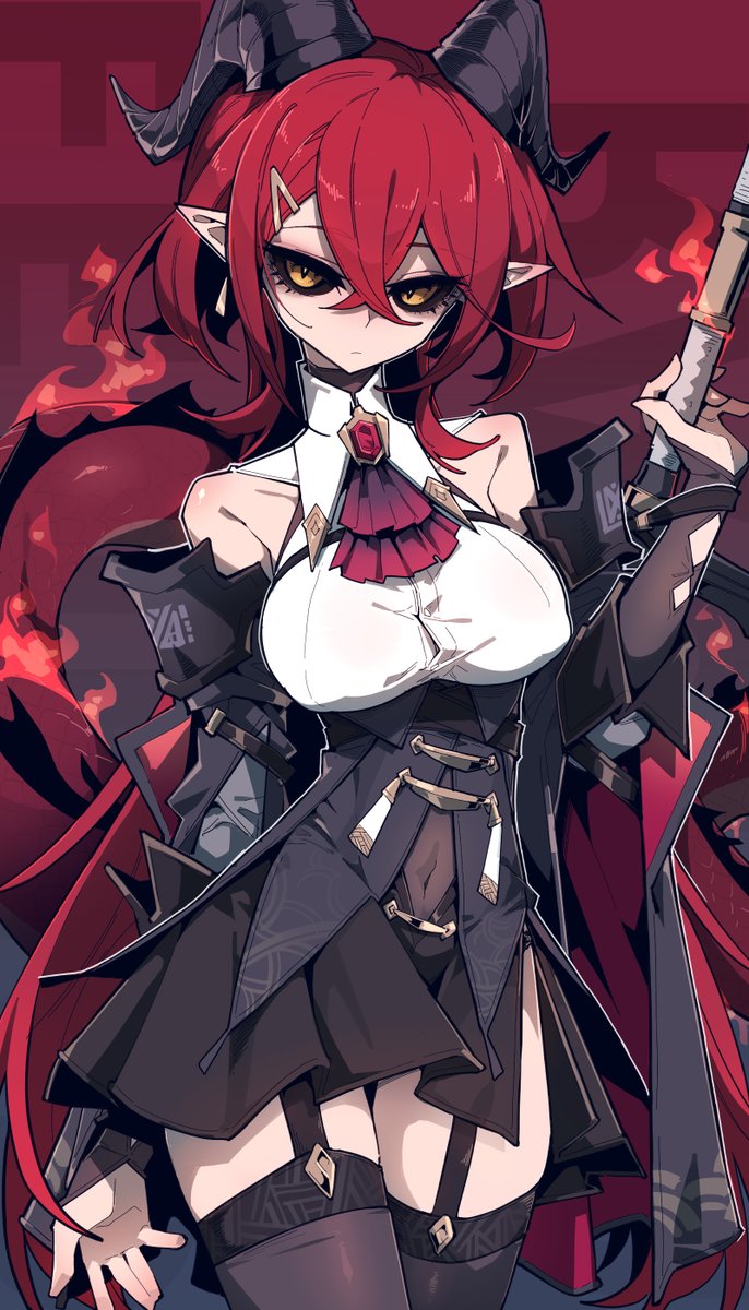 「lesim」#竜娘  
pixiv.net/artworks/13400…