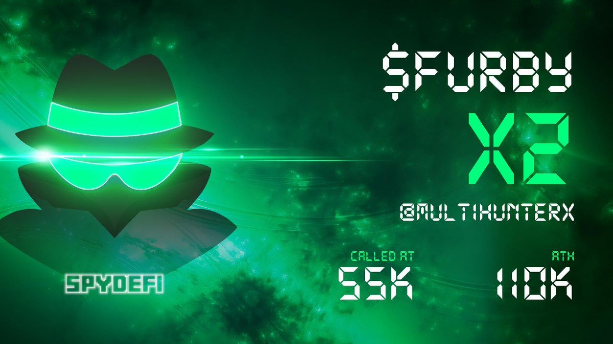 multihunterx's tweet photo. X2 $FURBY 🚀
Lets see some more LFG

📣 Called At: $55K
📈 ATH: $110K
✖️ Multiplier: x2
👁 View Call (https://t.co/mjKEoNOtao) https://t.co/dlx85wxKrK