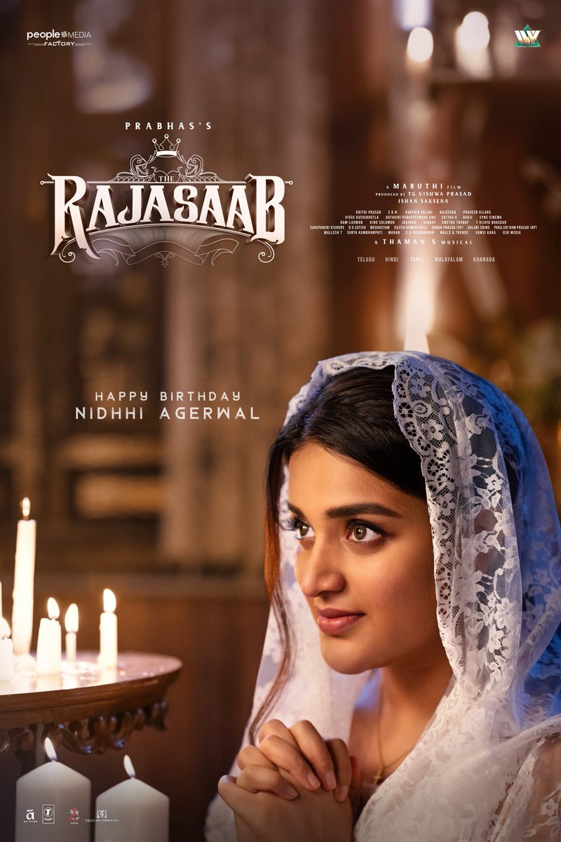 The RajaSaab (@rajasaabmovie) on Twitter photo Team #TheRajaSaab celebrates the gorgeous and talented <a href="/AgerwalNidhhi/">Nidhhi Agerwal</a> on her special day โค๏ธโ๐ฅโค๏ธโ๐ฅ
Her role is set to bring grace, warmth and depth to this KING SIZE tale ๐ฅ๐ฅ
#HBDNidhhiAgerwal
#Prabhas <a href="/DirectorMaruthi/">Director Maruthi</a> <a href="/MusicThaman/">thaman S</a> <a href="/peoplemediafcy/">People Media Factory</a> Team #TheRajaSaab celebrates the gorgeous and talented <a href="/AgerwalNidhhi/">Nidhhi Agerwal</a> on her special day โค๏ธโ๐ฅโค๏ธโ๐ฅ
Her role is set to bring grace, warmth and depth to this KING SIZE tale ๐ฅ๐ฅ
#HBDNidhhiAgerwal
#Prabhas <a href="/DirectorMaruthi/">Director Maruthi</a> <a href="/MusicThaman/">thaman S</a> <a href="/peoplemediafcy/">People Media Factory</a>
