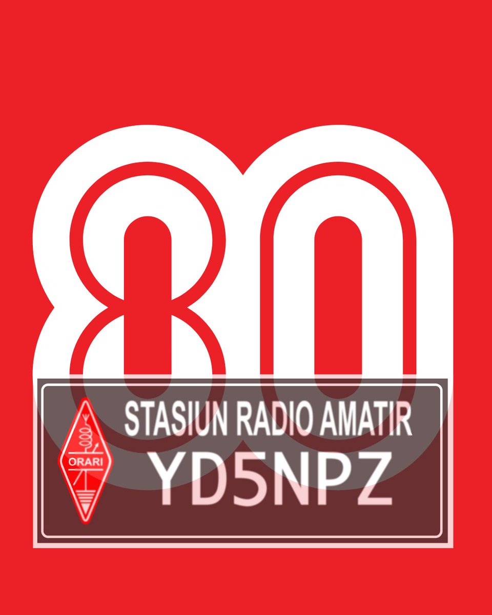 YD5NPZ's tweet photo. Happy 80th Independence Day, Republic of Indonesia!

YD5NPZ connects the archipelago through amateur radio — from Sabang to Merauke.

#Indonesia80th
#UnitedAndSovereign
#YD5NPZ
#ErikBanjar
#AmateurRadio
#ConnectingIndonesia
#AdvancedIndonesia" https://t.co/2R9dNZqXx7