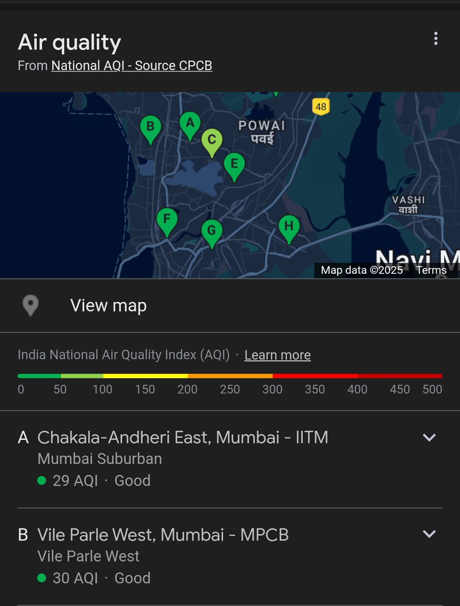 Never felt fresher in Mumbai;

29 AQI;
