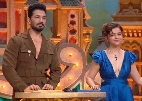 Perfectly imperfect &amp; chaotically in love❤️
#RubinaDilaik #patipatniaurpanga #rubinav #abhinavshukla  #RubiHolics
